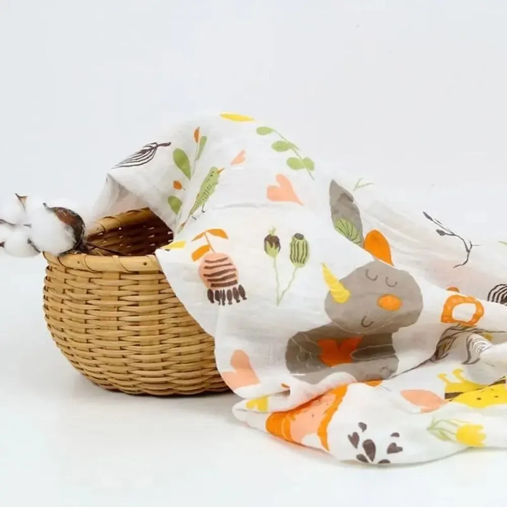 New double layer 100% cotton blanket
